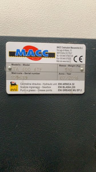 MACC TA 400 ATF  2016